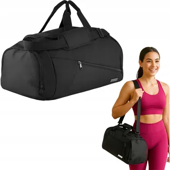 Cestovní taška SPORTOVNÍ CESTOVNÍ TAŠKA TRÉNINKOVÁ TURISTICKÁ VELKÁ ODOLNÁ