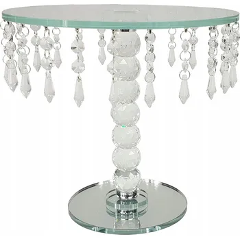 PODNOS NA KOLÁČE OVOCE SKLENĚNÁ GLAMOUR ⌀ 30 cm