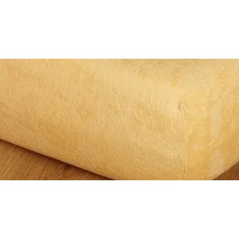 Prostěradlo froté dětská postýlka 70x160 cm okrová