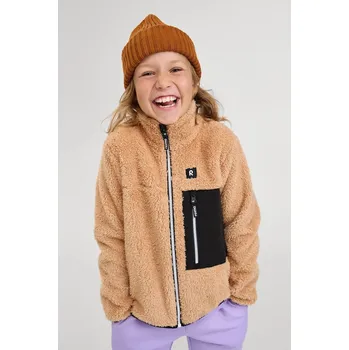 Chlapecké oblečení Dětská fleecová mikina Reima Turilas 5200364A.9BYA hnědá 82X, vel. 158