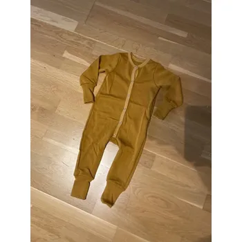 Kojenecký overall Rostoucí merino overal - horčicová, Duomamas Velikost: 0-6 měsíců