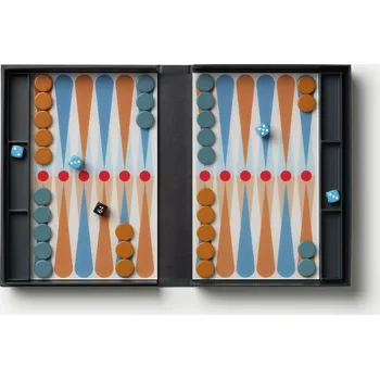 Desková hra Printworks, Vrhcáby Classic Art of Backgammon, antracitový - Formadore