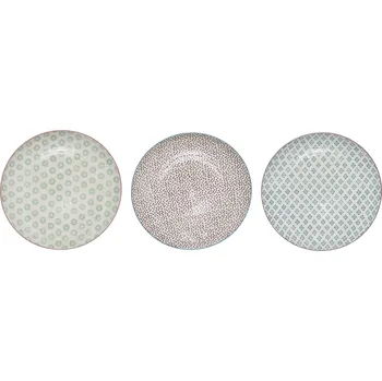 Talíř Bloomingville, Jídelní talíře Patrizia 3 ks - Formadore