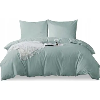 Povlečení Povlečení Šalvějově Mátové Damašek Bavlněné 220x200cm + 2 povlaky na polštáře 70x80