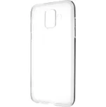 Ultratenké TPU gelové pouzdro FIXED Skin pro Samsung Galaxy A6, 0,6 mm, čiré