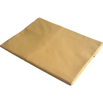 Bytový textil Plátěné prostěradlo dvojlůžko 220x240 cm oříšková
