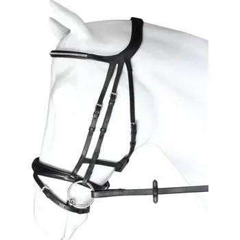 Horka Anatomická uzdečka Crown černá Velikost: FULL