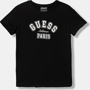 Dívčí tričko Dětské tričko Guess J6RI41.J1314.PPY2 černá 99X, vel. 158-166