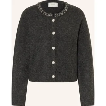 Dámský svetr Neo Noir Dámský Svetr Marie S Ozdobnými Kamínky, tmavě šedá, 32