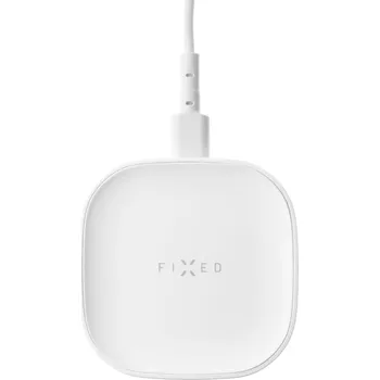 Bezdrátová nabíječka pro TWS s funkcí bezdrátového nabíjení FIXED PodsPad, 5W, bílá