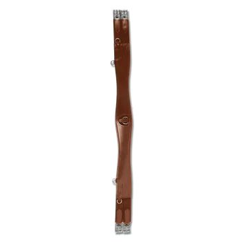 Podbřišník Kožený podbřišník s gumou Waldhausen hnědý Barva: hnědá, Velikost: 115 cm