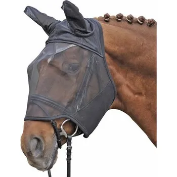 Jezdectví Maska proti hmyzu HKM černá Barva: černá, Velikost: SH