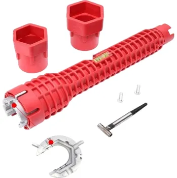 Sada nářadí Sada instalačního klíče na baterie 260 x 52 x 29 mm Montážní nástroj pro dřezy ventily a přívodní hadice