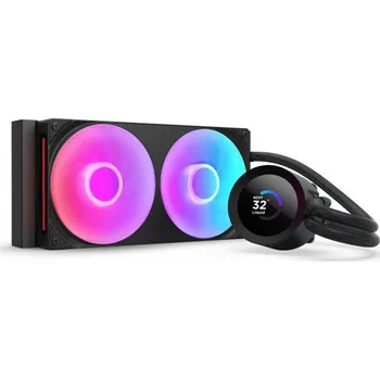 PC ventilátor NZXT Kraken Plus 240 RGB LCD černé RL-KR240-B2
