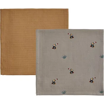 OYOY, Plenky OYOY Toucan, 65 x 65 cm, mušelínové, 2 ks - Formadore