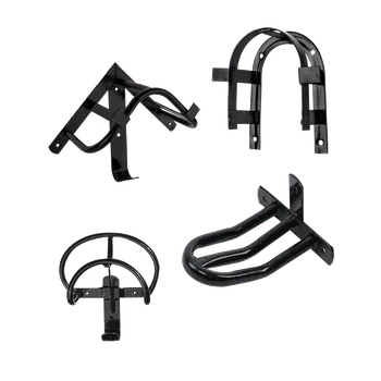 Čištění pro koně Držáky na poprsní postroje Waldhausen – 4 ks Barva: černá