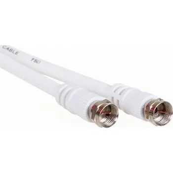 Redukce AQ KVL050 - anténní kabel 5,0 m s konektory typu F