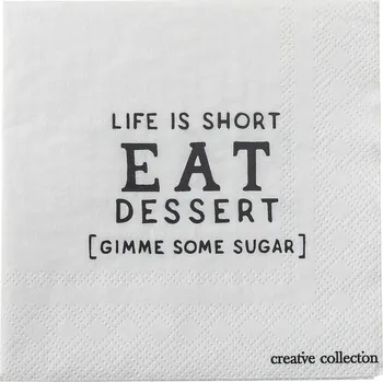 Papírový ubrousek Bloomingville, Papírové ubrousky Wendy 25 x 25 cm 20 ks - Formadore