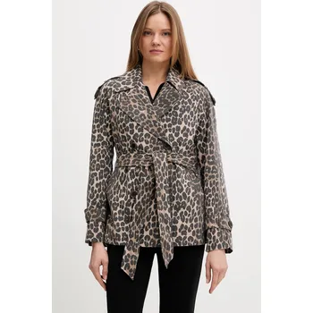 Dámský kabát Krátký trenčkot Dkny DLEMPV83 béžová 80C, vel. L