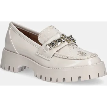 Dámská obuv Mokasíny Guess ALMER FLPALR.FAL14.IVORY béžová 01X, EUR 39