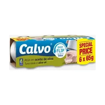 konzervovaná ryba Tuňák v olivovém oleji 6x65 g 390 g