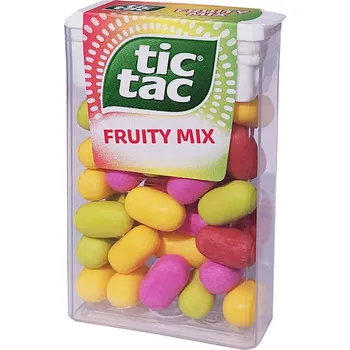 Bonbon TicTac Fruity mix malý cena za kartonové balení (Kartonové balení : 24 ks)