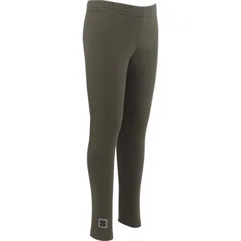 Dívčí legíny Dívčí zateplené legíny s jetelem khaki Tup Tup, vel. 104