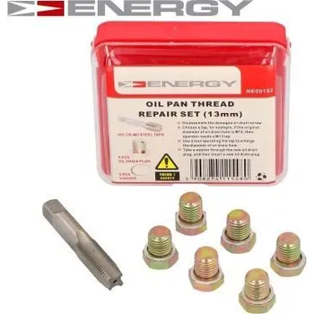 Nářadí pro automobil Opravná sada, závit šroubu k vypouštění oleje ENERGY NE00152