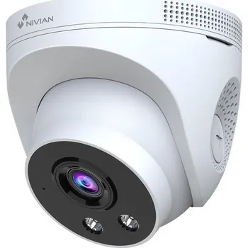 Zabezpečovací technika Vnitřní bezpečnostní kamera NIVIAN WiFi-6 2K – montáž na strop, duální noční vidění, inteligentní