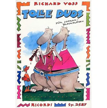 Tolle Duos - skladby pro 2 soprnov zobcov fltny lehk a stedn obtnosti 1294030
