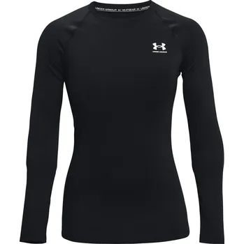 Dámské kompresní tričko s dlouhým rukávem Under Armour HG AUTHENTICS COMP LS TEE W černé 1365459-001 - XS | UK 5,5 | US 6