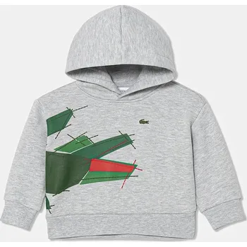 Chlapecká mikina Dětská mikina Lacoste SJ2561 šedá 90X, vel. 92