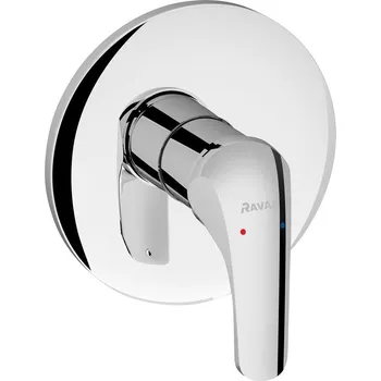 Vodovodní baterie Sprchová podomítková páková baterie chrom bez přepínače - Ravak Rosa RS 062.00