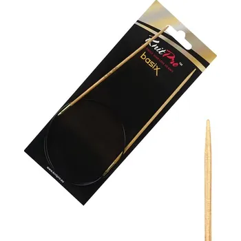 Jehlice Dřevěné kruhové jehlice Knitpro Basix Birch 60 cm 2,5 mm