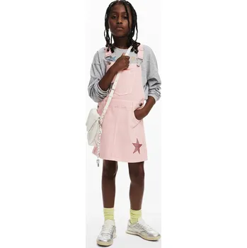 Dámská móda Dětské riflové šaty Desigual 25SGVD01 růžová 03X, vel. 164