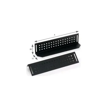 Racková skříň Nosné ližiny pro rack hl.700mm (L=480mm)-pár černé