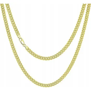 Řetízek PÁNSKÝ ZLATÝ ŘETÍZEK PANCR STŘÍBRO O RYZOSTI 925 60 CM