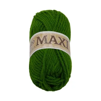 Galanterie Příze JUMBO MAXI - hráškově zelená - 100g / 65 m