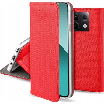 Pouzdro na mobilní telefon Flipové pouzdro Hero Case pro Xiaomi Redmi Note 13 Pro 5G červené