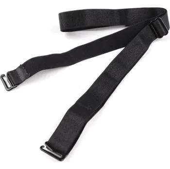 Dámské spodní prádlo Ramínko kolem krku na podprsenku šíře 15 mm s kovovým zapínáním - černá