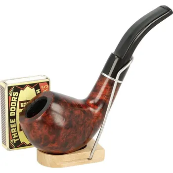 Dýmka Angelo zahnutá hnědá, II, filtr 9mm