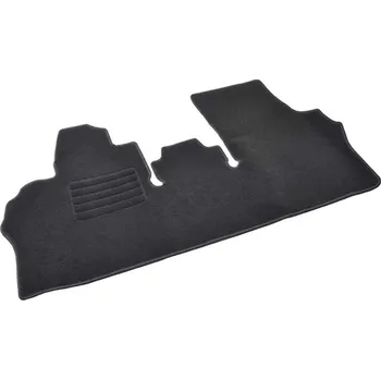 autokoberec Autokoberce textilní přesné černé / černé obšití - Volkswagen ID.Buzz Cargo (2022-) 3-sedadla