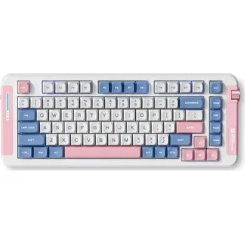 Klávesnice Mchose X75 modro-růžová