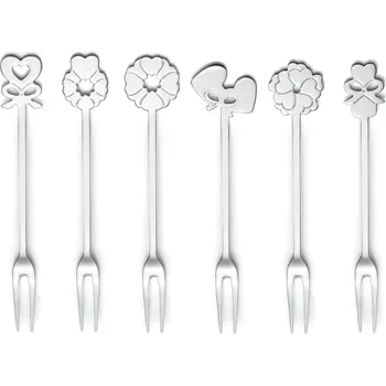 Příbor Guzzini, Koktejlové vidličky Love 6 ks - Formadore