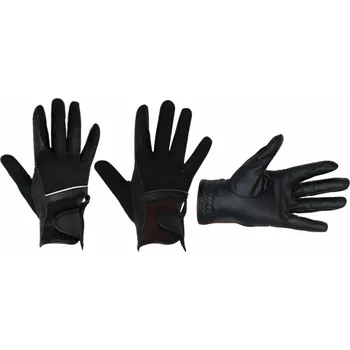 Jezdecké rukavice Jezdecké rukavice letní Serino Kentaur Barva: černá/bílá, Velikost: S