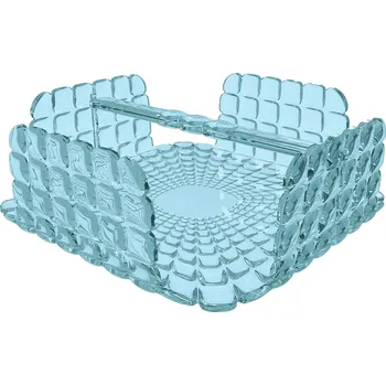 Papírový ubrousek Guzzini, Držák na ubrousky Tiffany čtvercový nebově modrý - Formadore