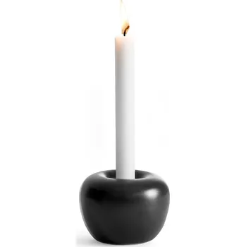 Svícen Born in Sweden, Svícny Apple malé černé 2 ks - Formadore