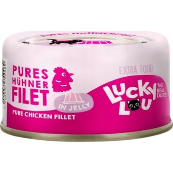 Krmivo pro kočku Lucky Lou Extrafood Kuřecí v aspiku pro kočky konzerva 70g