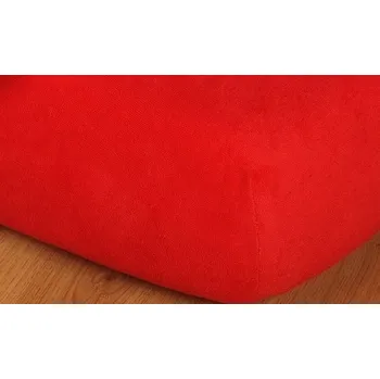 Prostěradlo jersey vyšší gramáž 110x200 výška 18cm červená