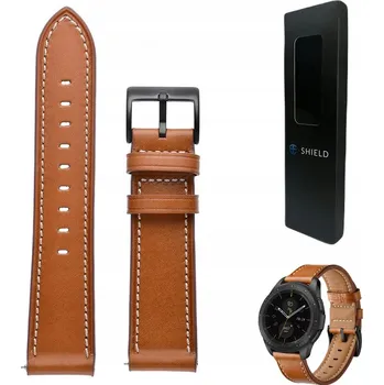 Řemínek na hodinky Univerzální hnědý řemínek Be-Shield 20 mm